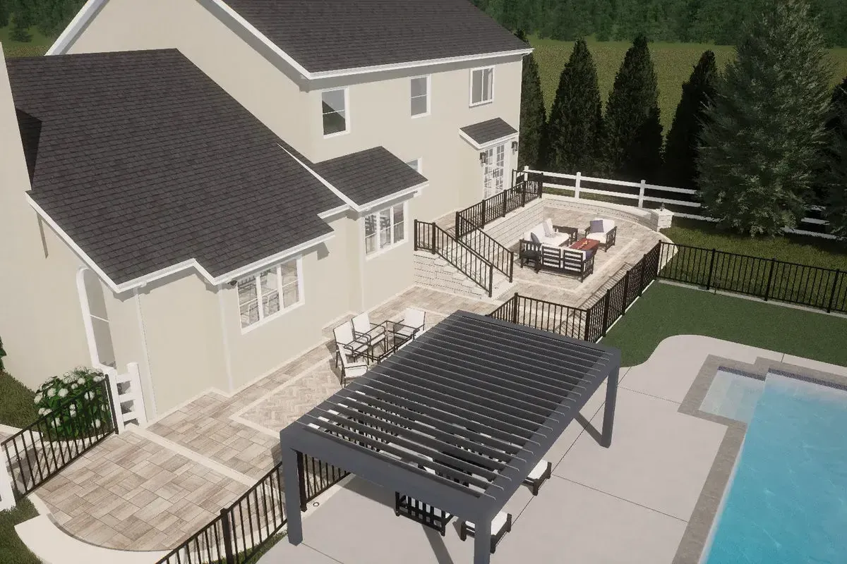 3D Hardscape Design in Chester County PA